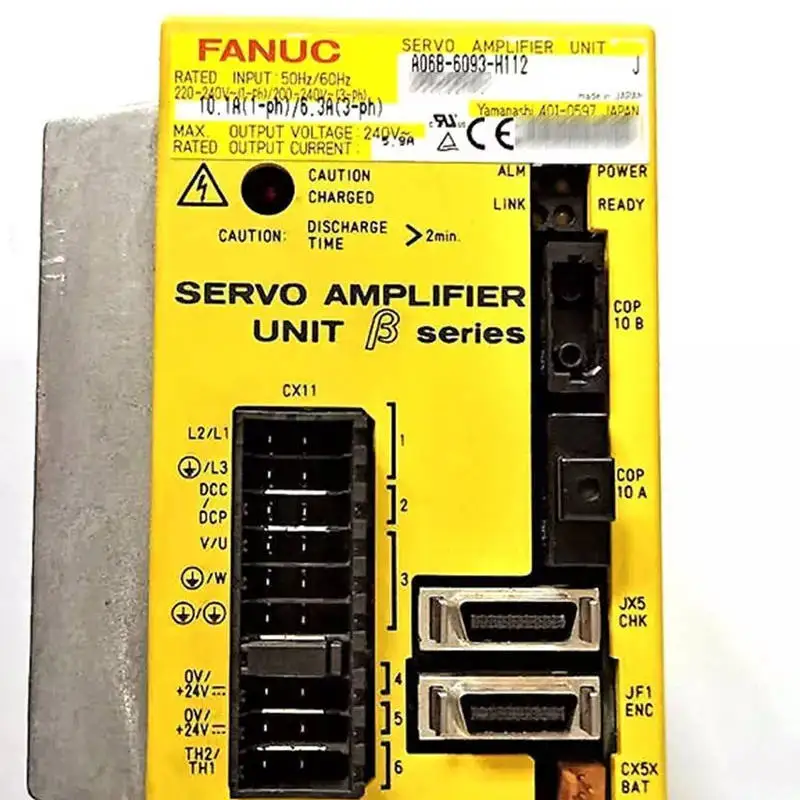 

A06B-6093-H112 New Fanuc Servo Driver IN STOCK Fast ship