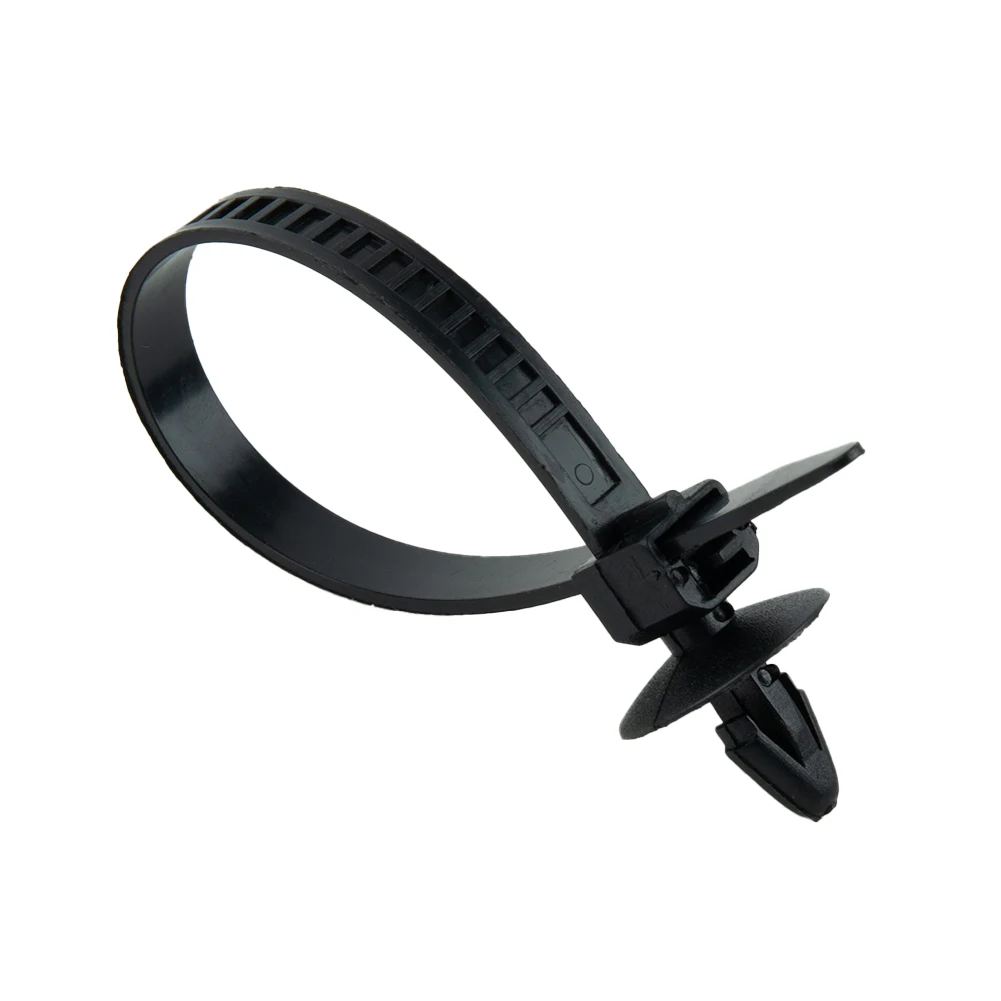 

14cm Cable Ties Clamp 30pcs 200mm Self-Locking Nylon Black For Car Strap Wire Ties Retainer Clip Durable Useful