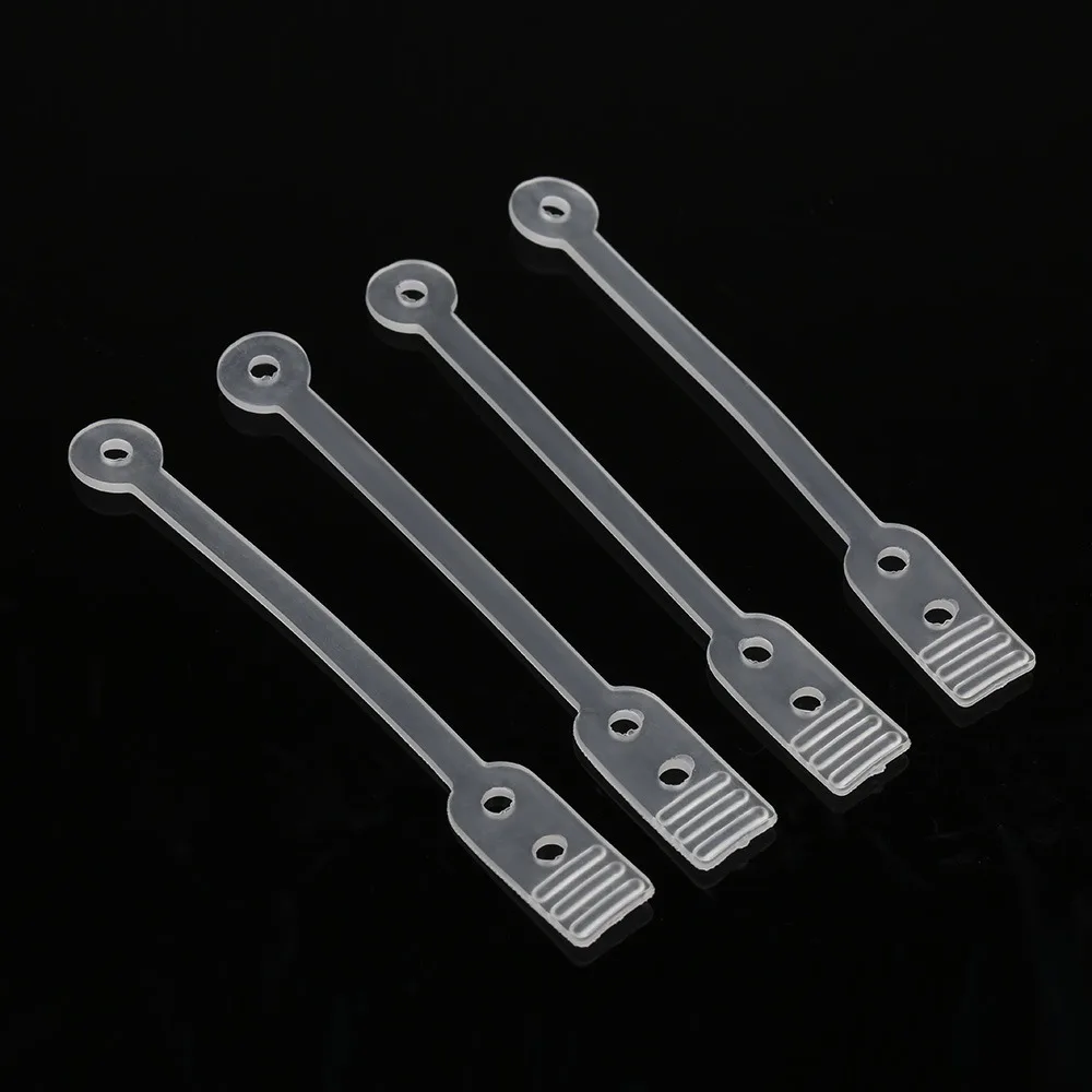 

50pcs Professional Perm Rod Bands Reusable Transparent Perm Rod Rubber Bands Durable 8.3cm Replacement Elastic Rubber Bands