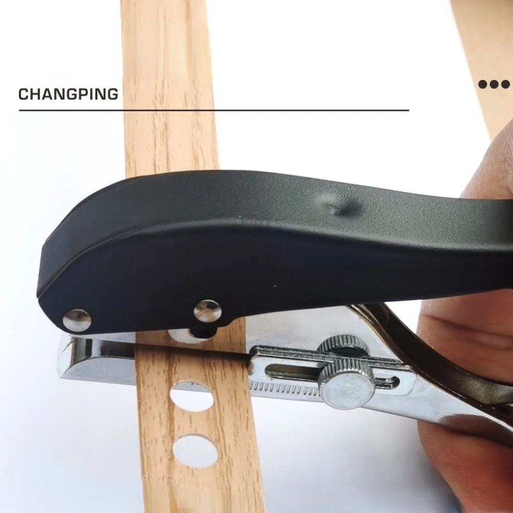 Pinza per punzonatura strumento per punzonatura bordatura 3MM 4MM 5MM 6MM 8MM 10MM foro per vite cappello strumento per la lavorazione del legno con scala foro fisso