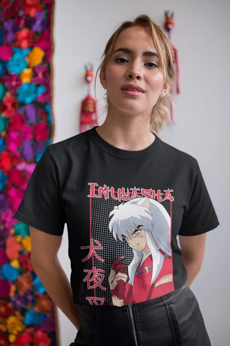 ic SamuraiUnisex T-shirt - Classic Anime Style, Feudal Japan Fantasy, 90s Manga Graphic, Mythical Yokai , Lege