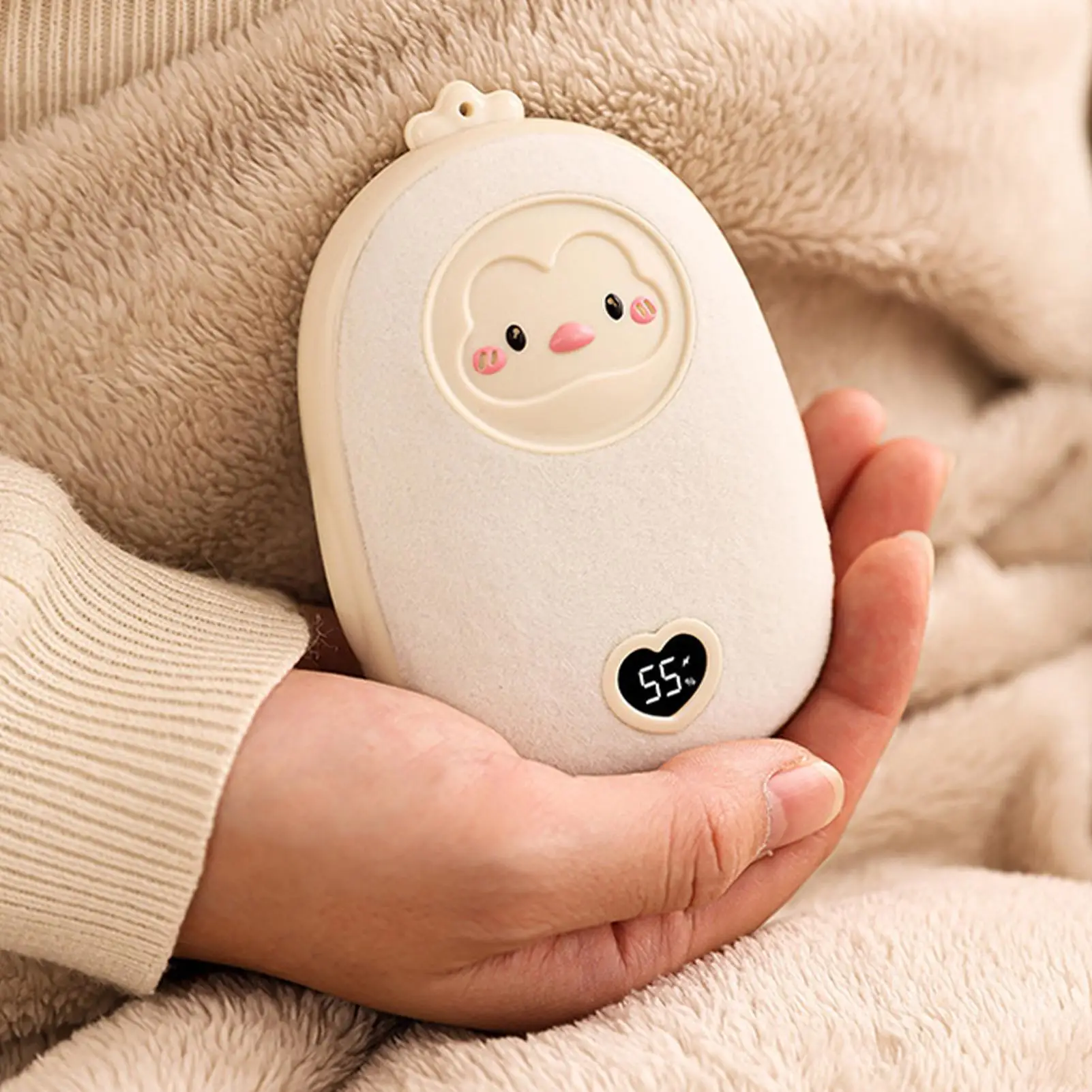 

Hand Warmers 3 Settings USB Hand Heater Winter Pocket Heater for Winter Outdoor Office Home Camping Hiking Travel Skiing