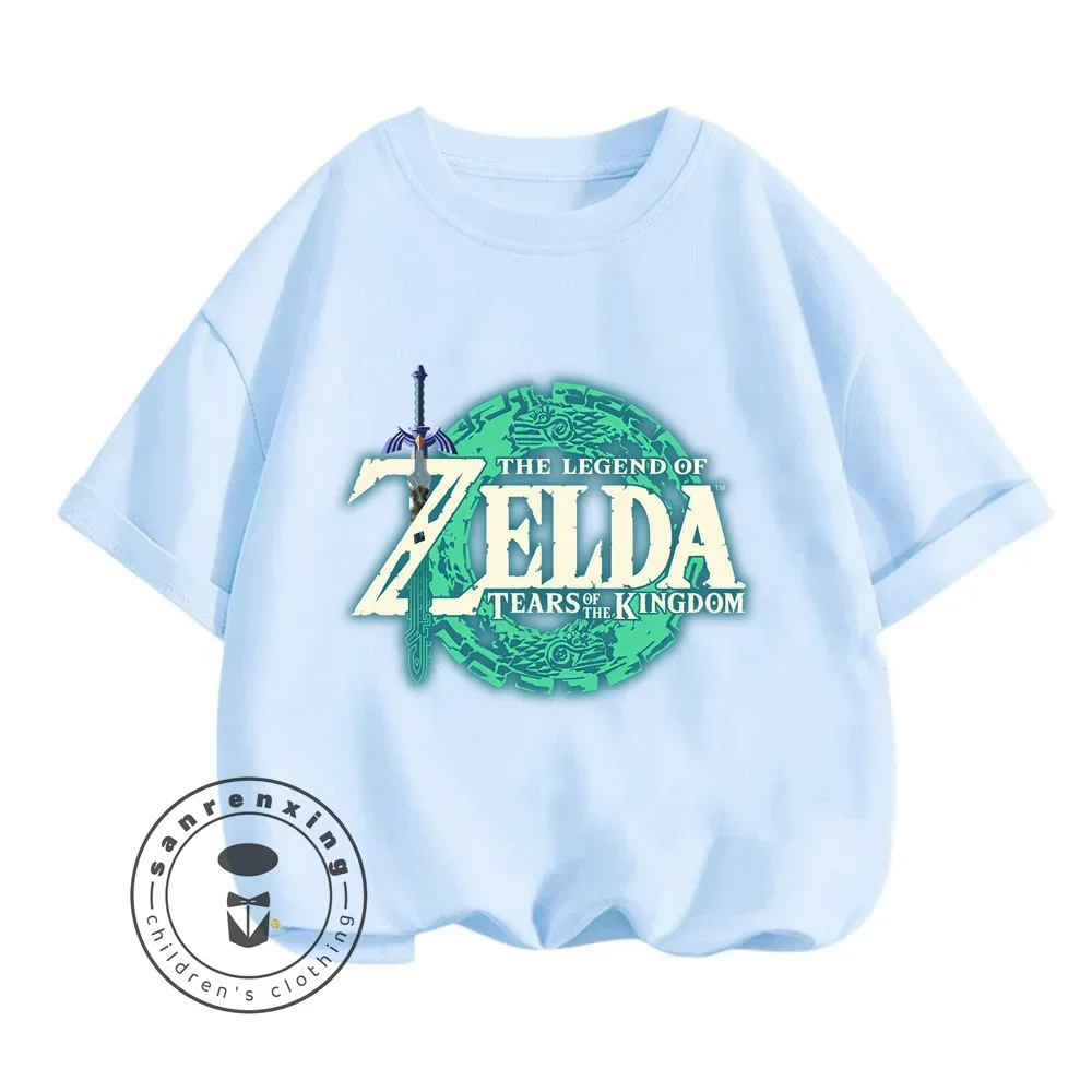 Soft T-shirts Featuring Classic The Legend of Zelda Cartoon Designs Ideal Summer Wear for Boy Girl Who Love the Legendary Series