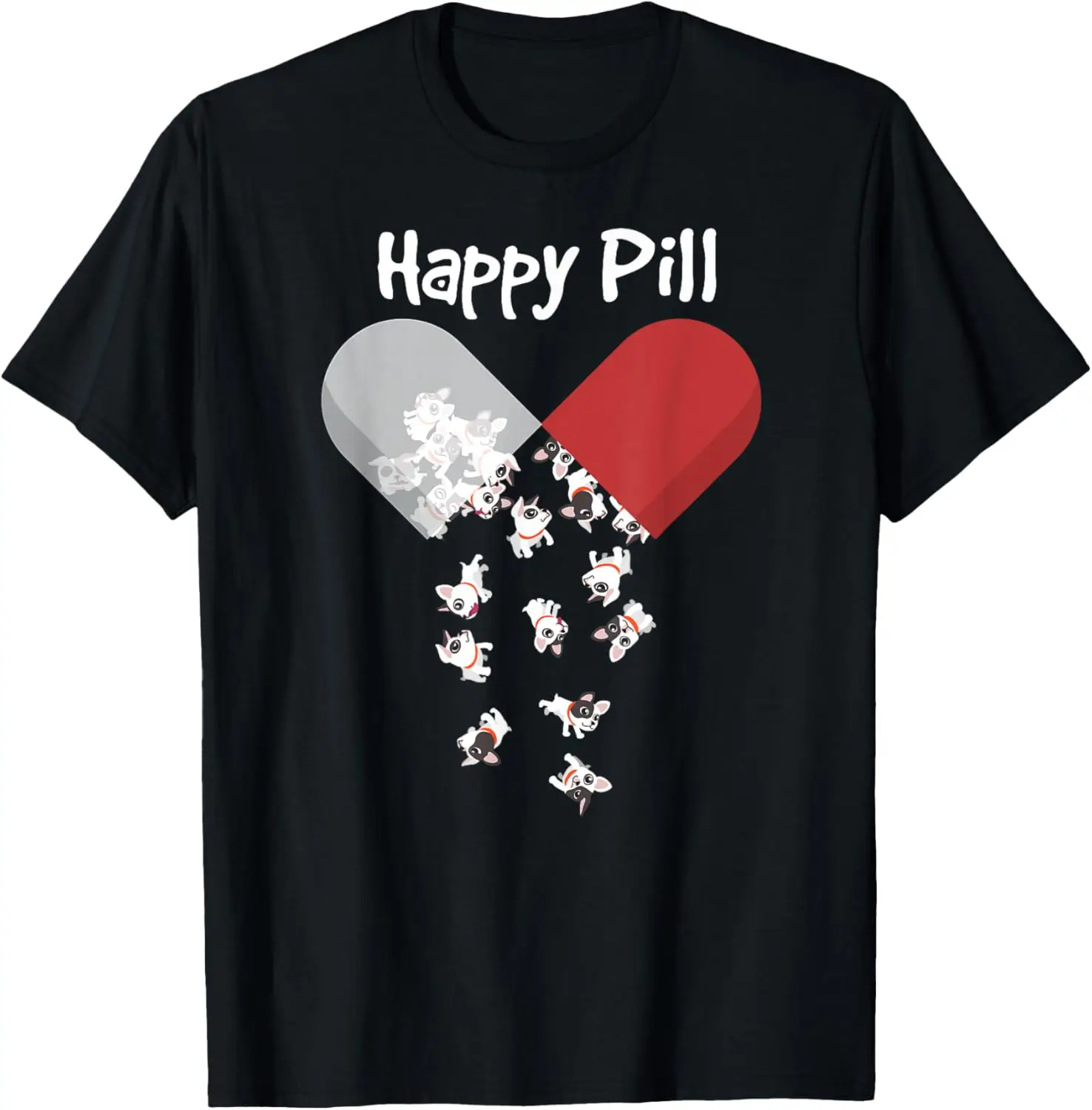 

Рубашка Happy Pill с французским бульдогом. Милые подарки для мамы и папы Frenchie