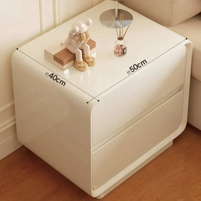 

Italian Storage Nightstands Modern Minimalistic Luxury Bedside Nightstands Bedroom Nordic Tavolino Da Letto Furniture Home
