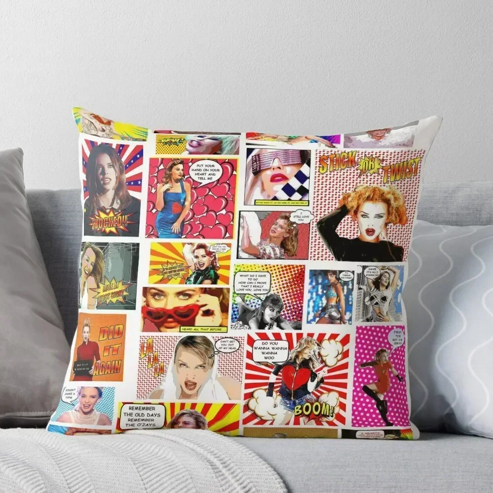 

Kylie Minogue.....Even MORE POW Wow K35 Throw Pillow pillow cover luxury bed pillows pillow
