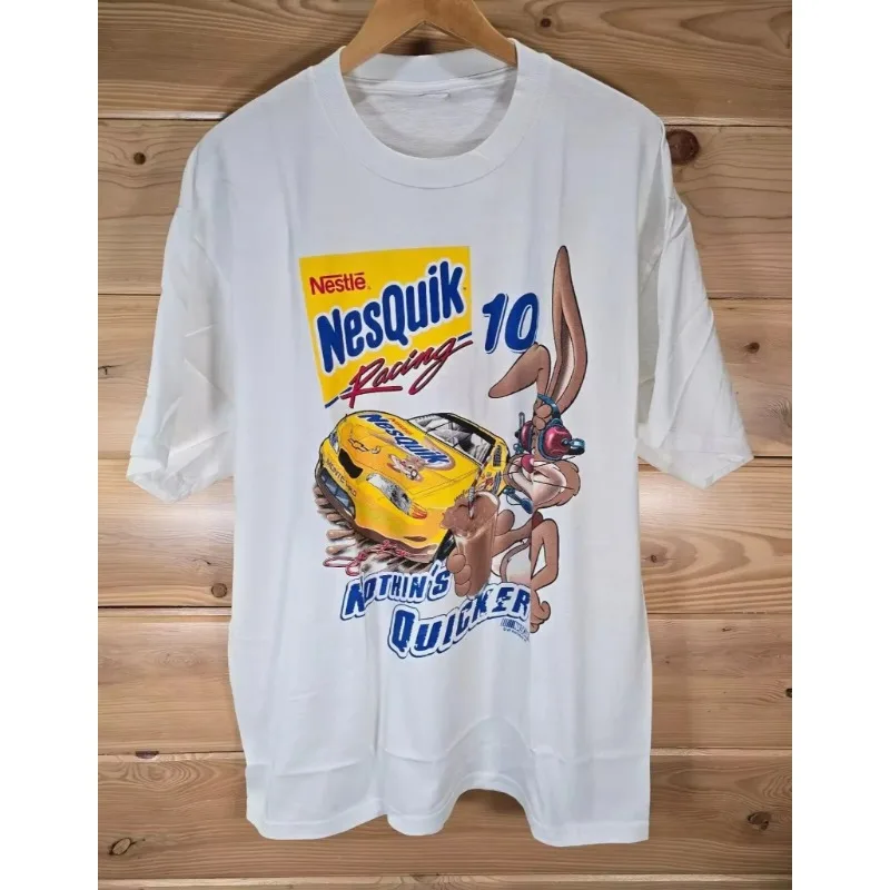 Camiseta Jeff Green NWT, camiseta de algodón para hombre y mujer, camiseta de verano VTG NesQuik Racing, camiseta para hombre XL NASCAR Chase