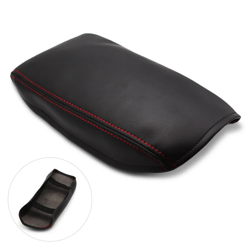 For Audi A6 2005 2006 2007 2008 2009 2010 2011 Car Accessories Central Armrest Box Cover Microfiber Leather Protection Pad Trim