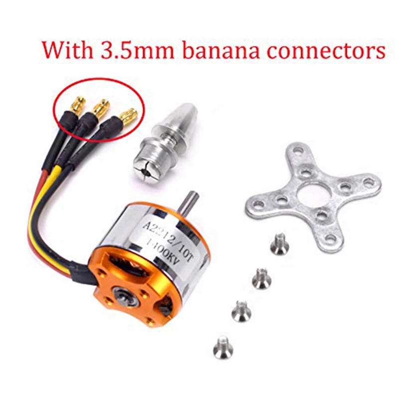 2212 1400KV Brushless Motor+30A ESC+SG90 Servos+8060 Propeller For FPV RC Plane Airplane Parts