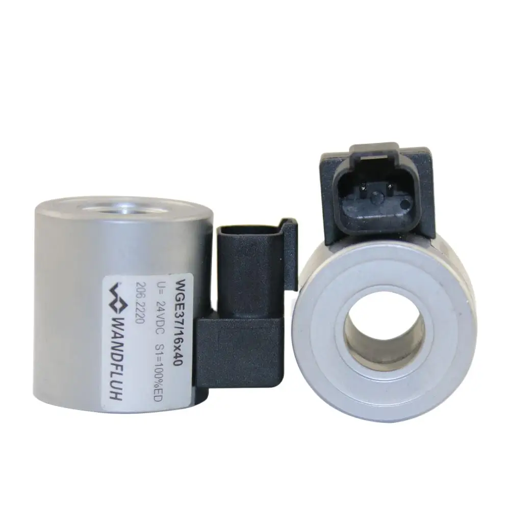 

Катушка электромагнитного клапана часть экскаватора для гидравлического насоса WGE37 (16X40) 24 В постоянного тока RTS