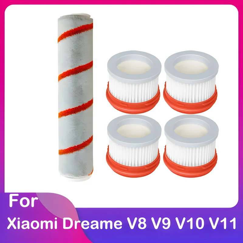 Compatible for Xiaomi Dreame V8 V9 V9B V9P XR V10 V11 Wireless Handheld Vacuum Cleaner Main Brush HEPA Filter Accessories Parts