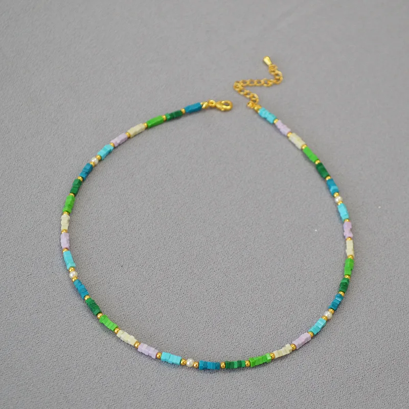 Fashion Exquisite Multi Color Turquoise Beaded Bracelet Woman Party Gift Daily Jewelry