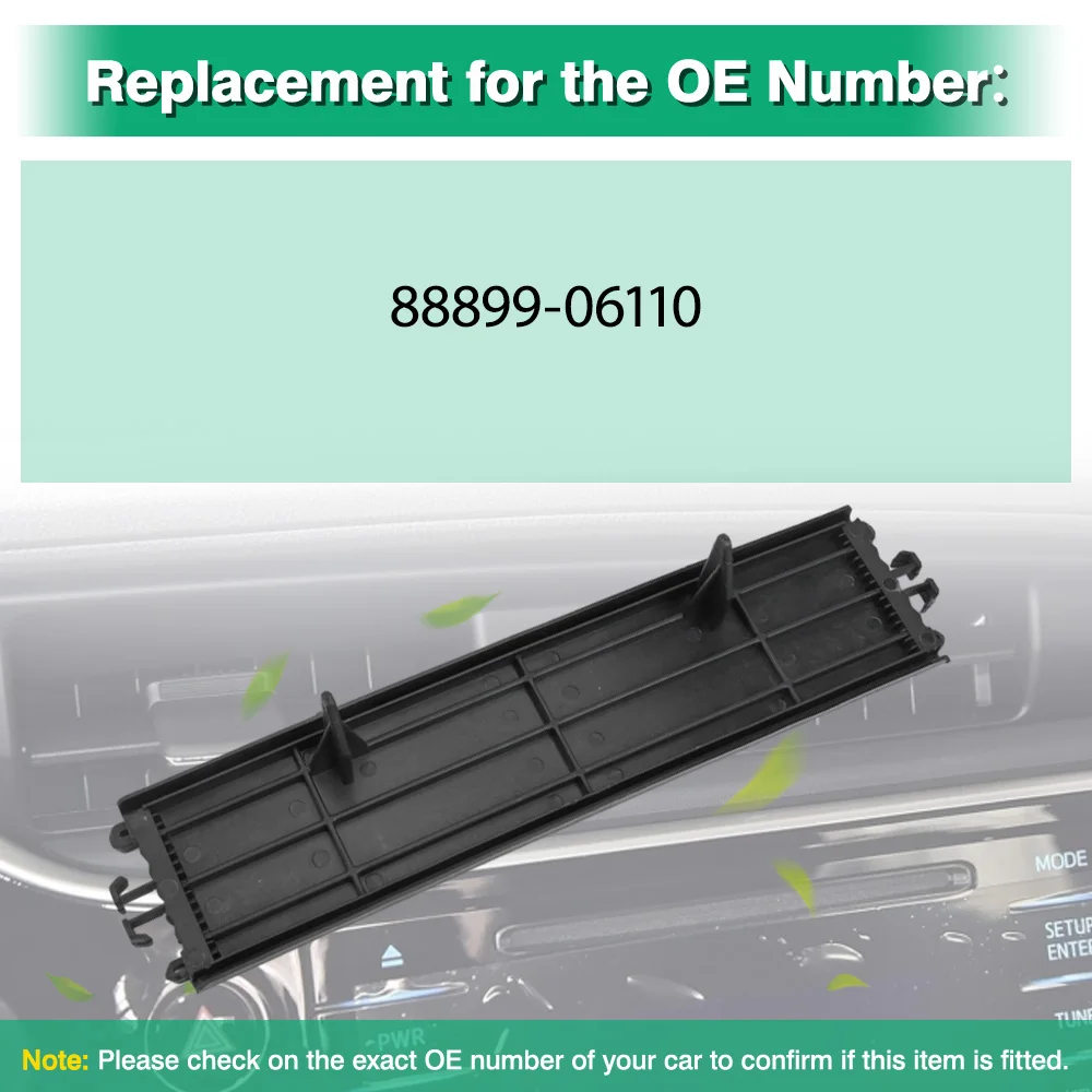 

88899-06110 A/C Cabin Air Filter Cover Replacement Part for Toyota Camry 2018-2022 RAV4 Corolla Highlander Sienna C-HR Avalon