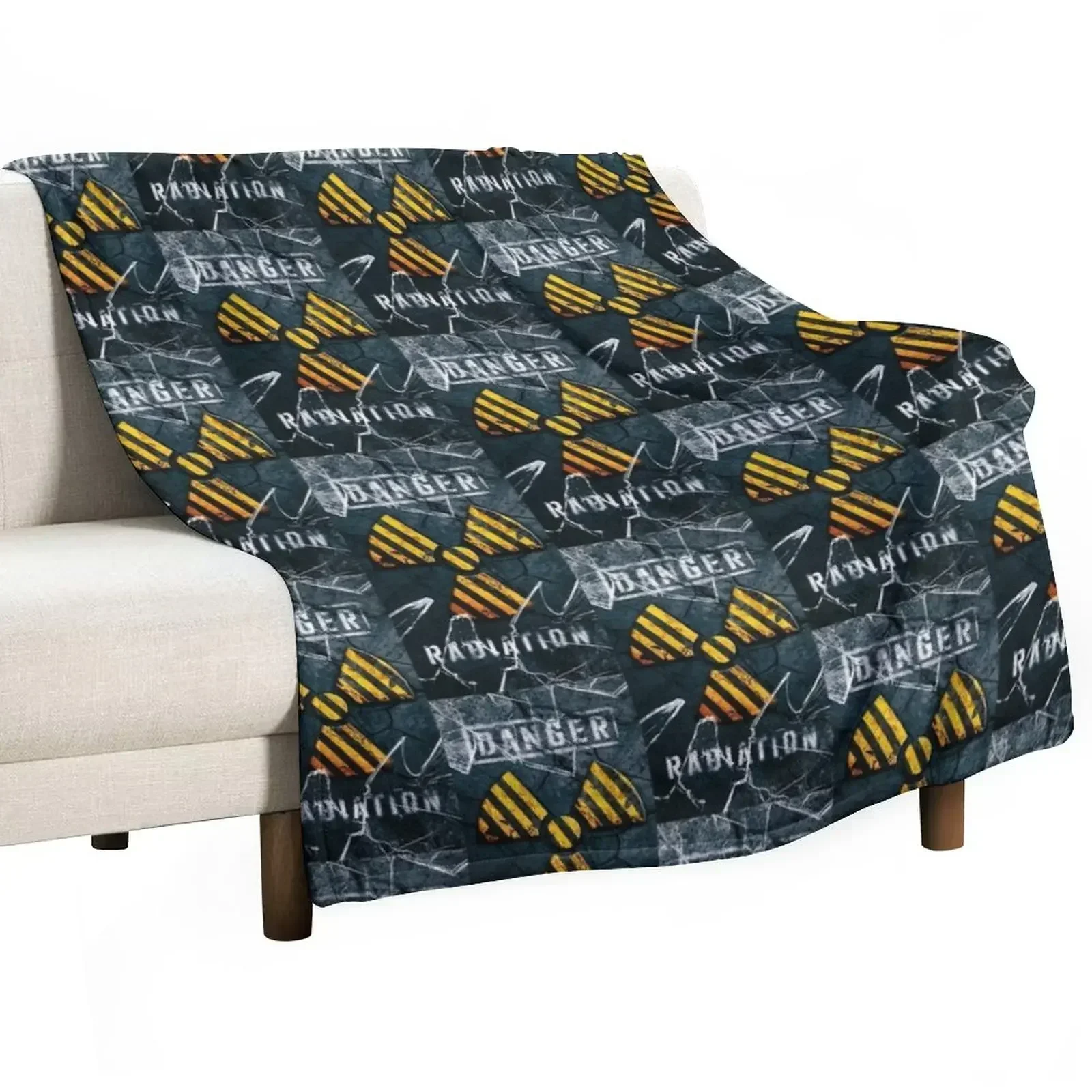 Radiation hazard Throw Blanket For Decorative Sofa Beach Blankets