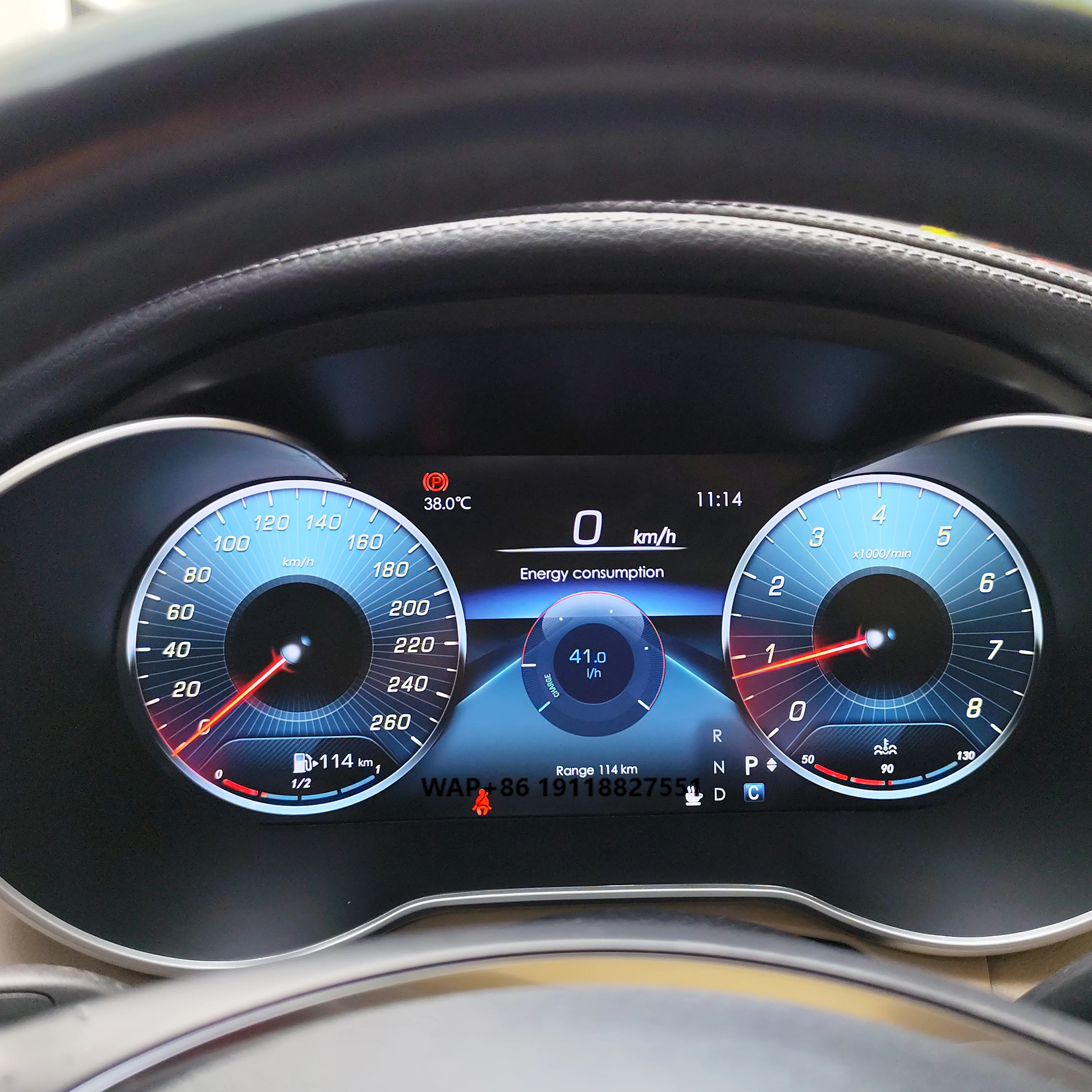 

12.3" Screen LCD Dashboard Speedometer NTG5.0/5.1Digital Cluster for C/GLC/W205 2006-2016