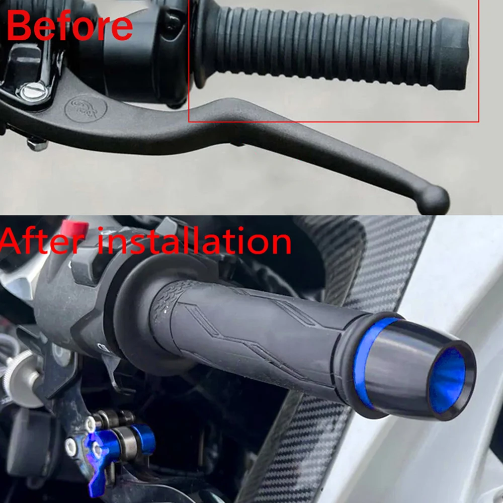 Universal For suzuki R750 R 750 2004 2005 2006 Handlebar Grip Bar Ends Cap Counterweight Plug Slide Motorcycle Accessories parts