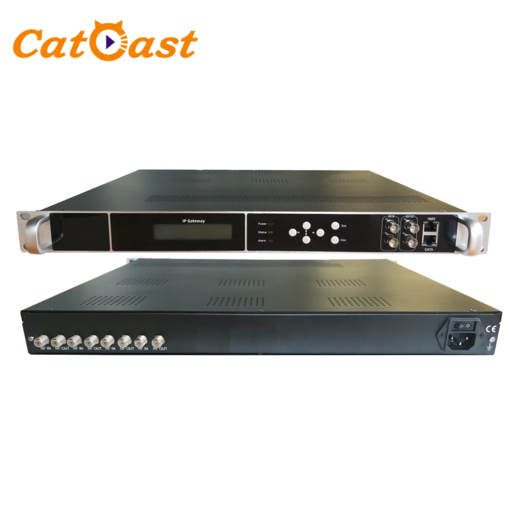 

4 FTA DVB-C DVB-S2 DVB-T2 ATSC ISDB-T Tuner to IP Gateway Satellite Receiver