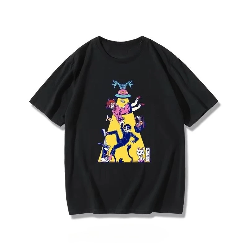 Dandadan Ayase Momo Takakura Ken Okarun Anime Manga Graphic Print Harajuku Kawaii Retro Vintage Y2K Aesthetic Streetwear Unisex