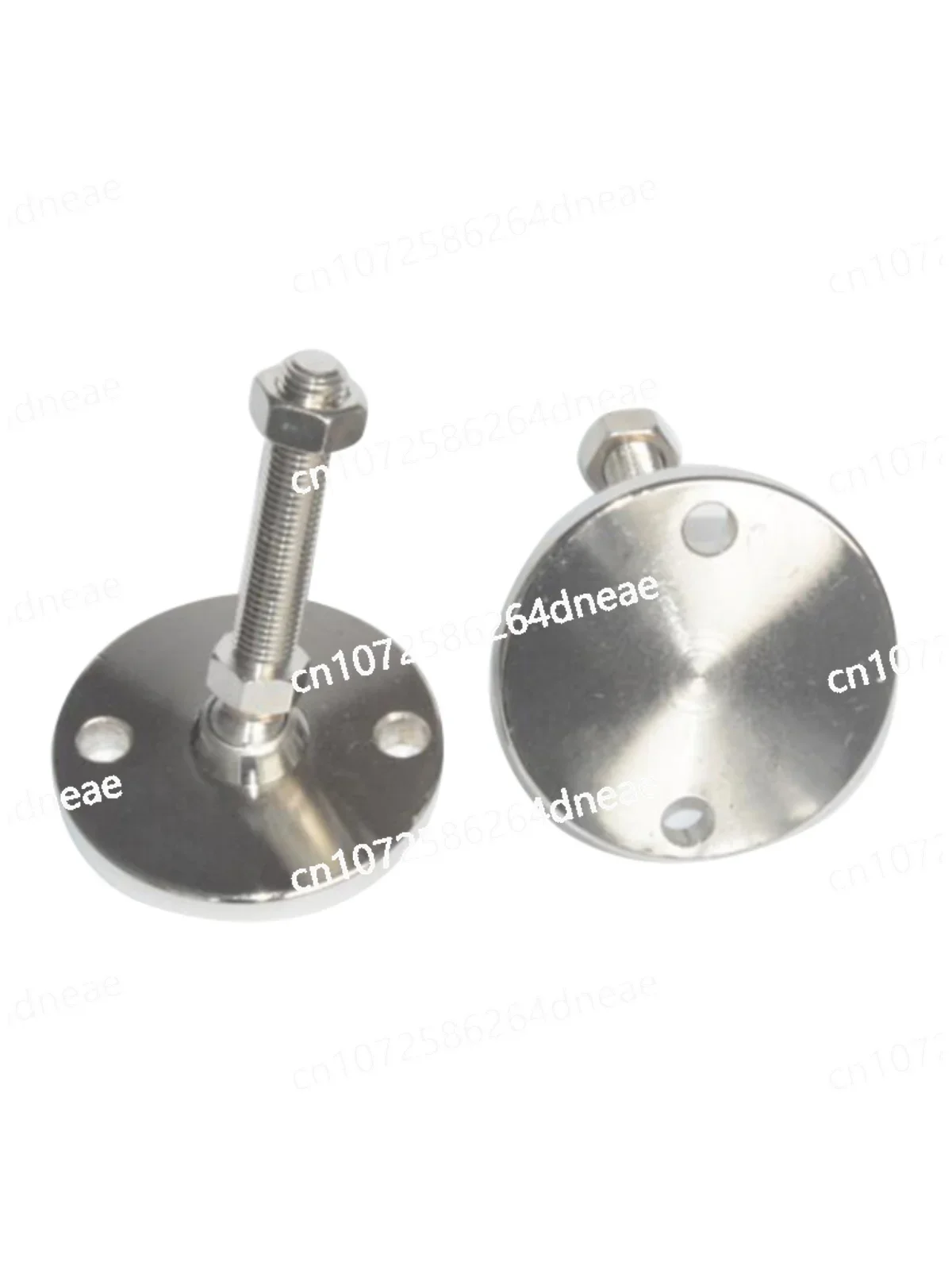 Adjusting Support Foot, Screw Universal Foot Cup Foot, Foot Foot with Positioning Hole M16m18 Joint, Stainless Steel 304