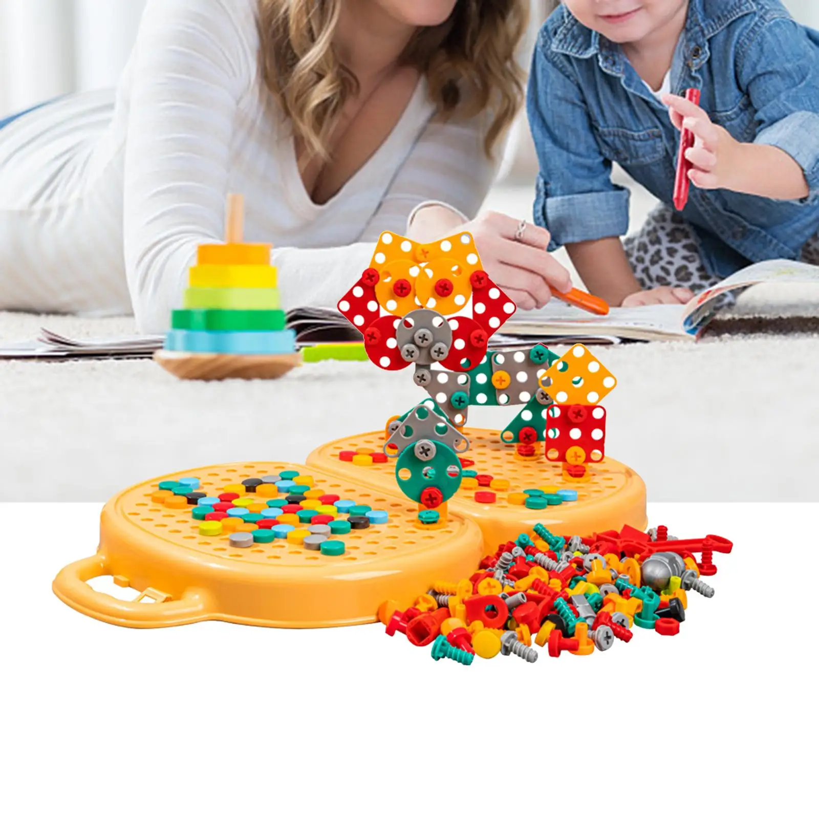 Creative Building Toys Puzzle Toys Building Blocks Games Set Learning Toys DIY Assembly for Children Birthday Gifts