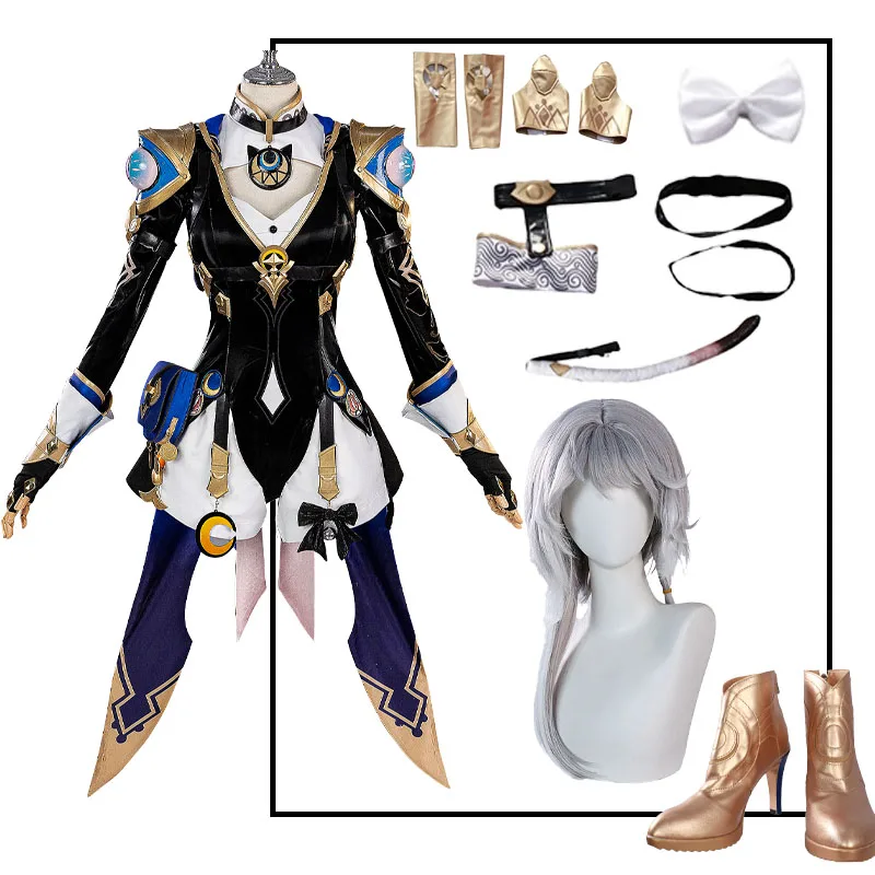

Cipher Honkai Cosplay Costume Game Honkai Star Rail Cosplay Cipher Cosplay Wig Shoes Outfits Halloween Comic Role Play Uniform