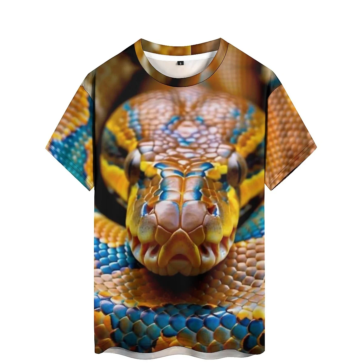 

Daily Wear Relaxed Fashion Print Men's 3D Printed Short-Sleeve T-Shirt - Loungewear Top