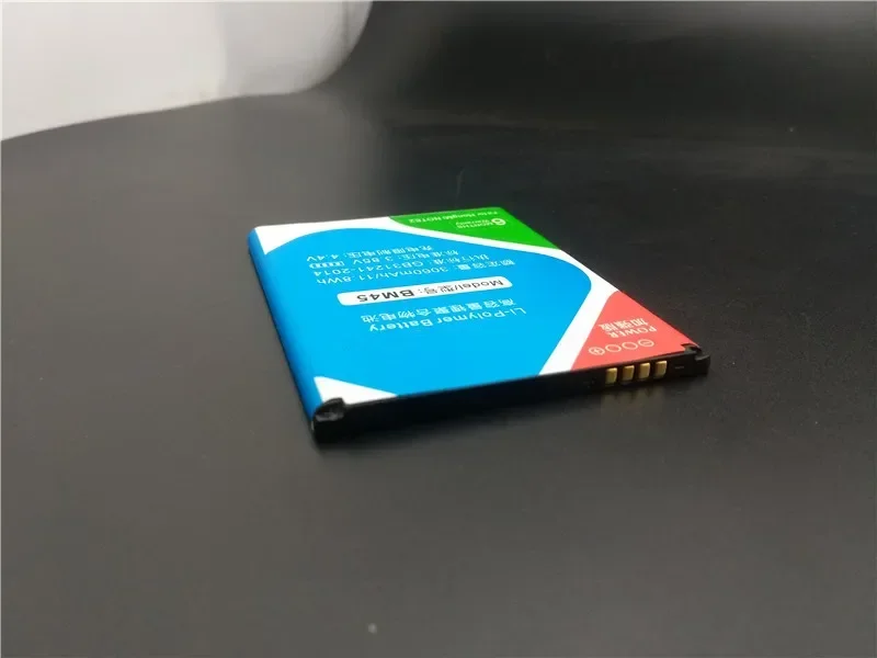 XDOU-BM45 Bateria De Polímero De Lítio, Bateria De Substituição Para Xiaomi Redmi, Nota De Arroz Vermelho 2, 3060mAh, Alta Qualidade, 2024