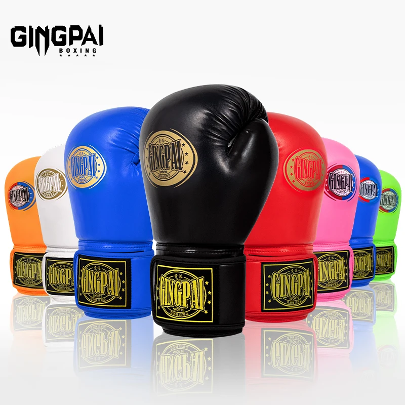 6/8/10/12oz Kids Women/Men Boxing Gloves Sanda Sparring Muay Thai MMA Karate Punch Training Mitts Kickboxing Boxe De Luv
