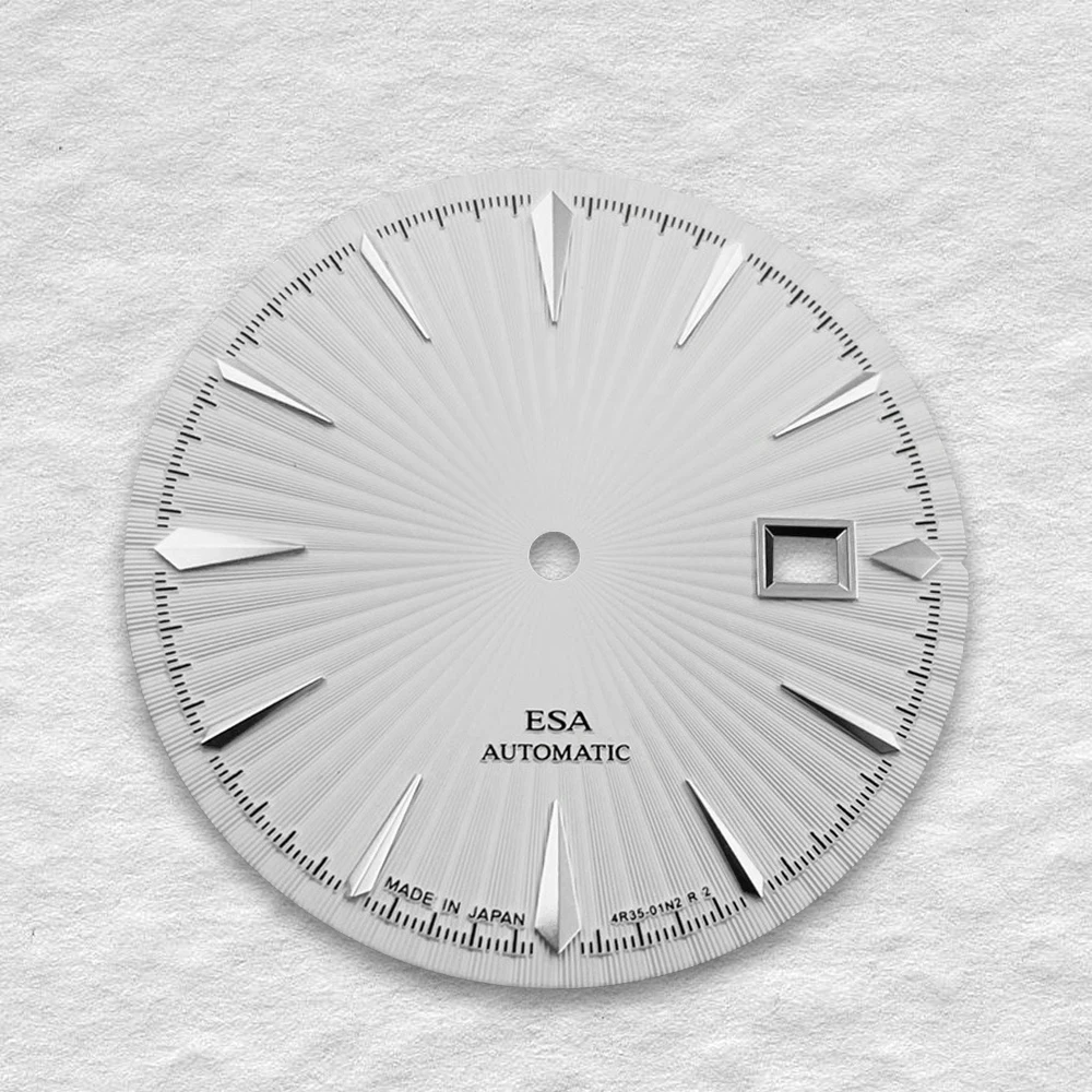 

Latest Styles 35mm S Logo Dial Fit Cocktail Nh35 Movement High-Quality Vertical Grain Dial Watch Modification Accessories