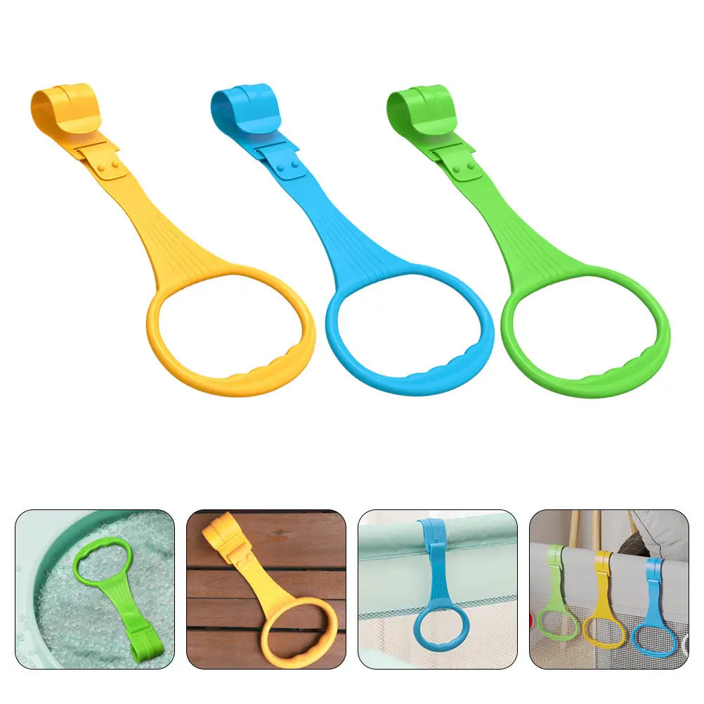 

6Pcs Baby Bed Pull Rings for Standing Balance Training Infant Crib Hand Grip Rings Toddler Walking Assist Tool