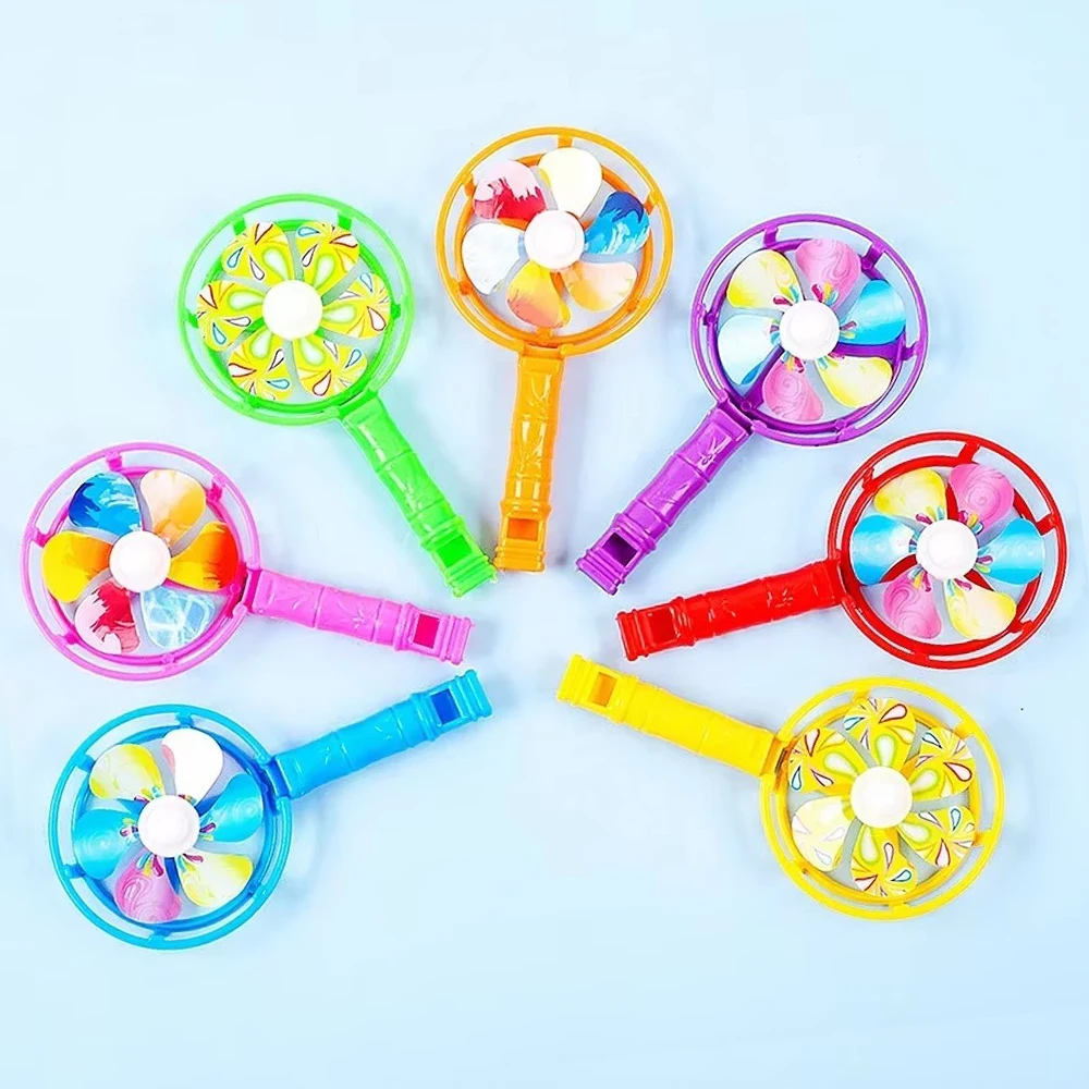 Mini moinho de vento de plástico, 5/10/20 peças, material que produz ruído, suprimentos para festa, desenho animado fofo, presentes para festivais TMZ
