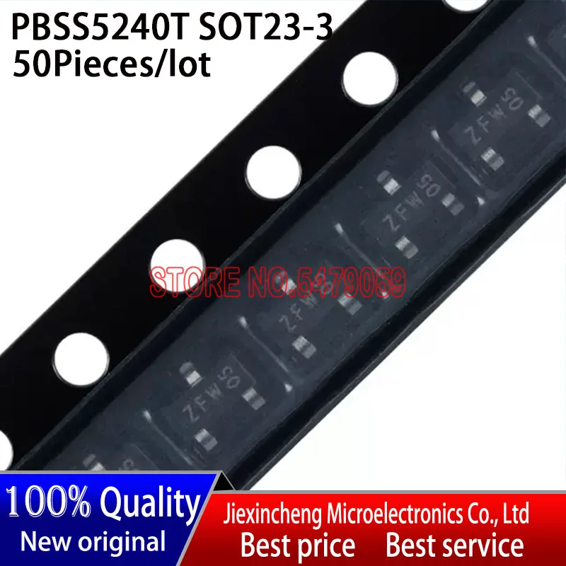 50pcs pbss5240t Markierung: zfw pbss5240 SOT23-3 neues Original