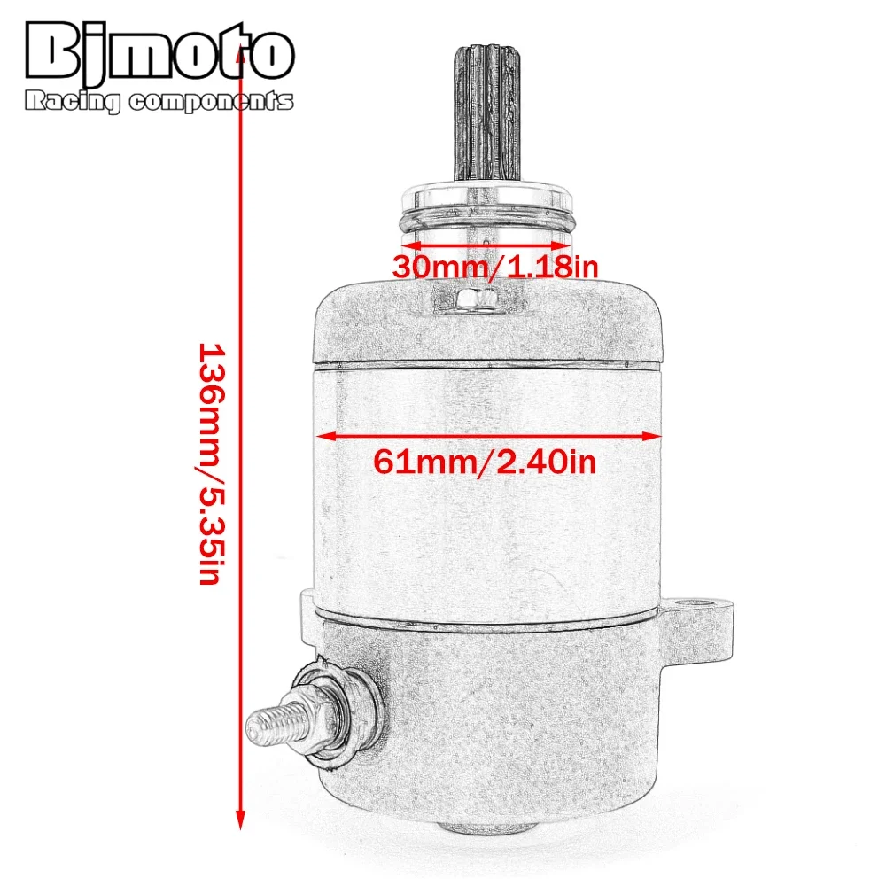 Starter Motor For Honda Wave 125 ANF125 ANF125T Innova MSX125 Grom CRF150F CBF125 CBF150 CRF250X 31200-KPW-901 31200-KSC-671