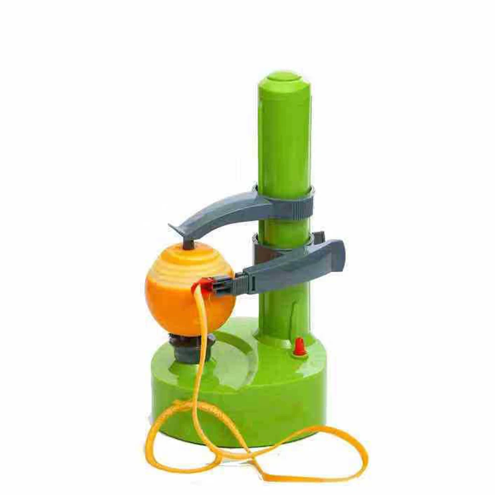 Automatic Potato Fruit Peeling Machine , Multifunctional Electric Spiral Orange Apple Peeler Cutter Slicer Kitchen Tools