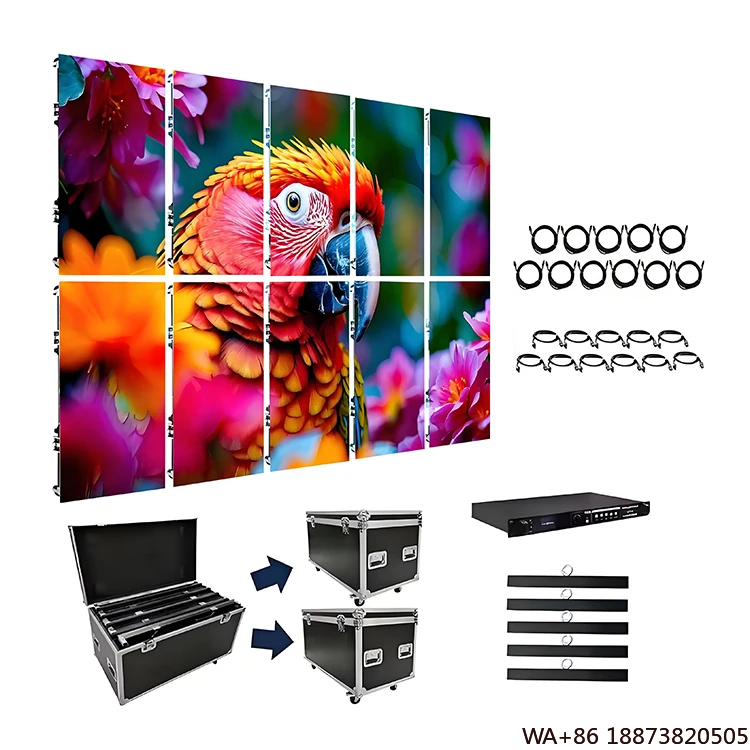 

LED High Quality P2.604 Full Color Outdoor Video Wall Rental Advertising Stage Background Panels