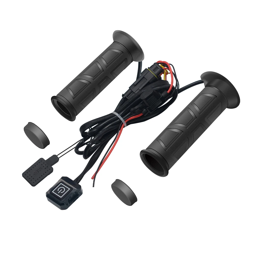

DC 12V ATV Heated Grip Smart Temperature Control Hand Warmer Grip Waterproof Scooter Bar Hand Warmer Motorcycle Parts for Winter