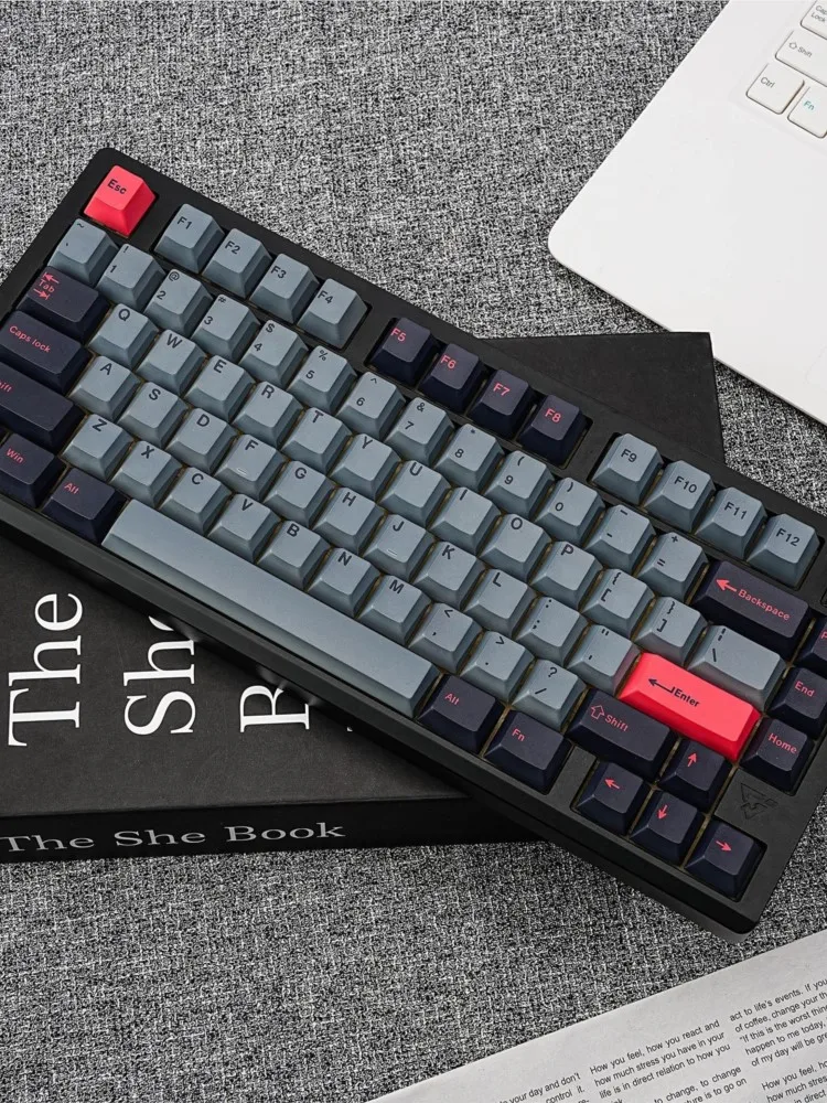 Klawisze do klawiatury mechanicznej GMK 8008, 7U ISO, hiszpański, francuski, niemiecki, Abnt2, rosyjski, koreański, arabski, japoński, profil Cherry, PBT. — zdjęcie produktu 7