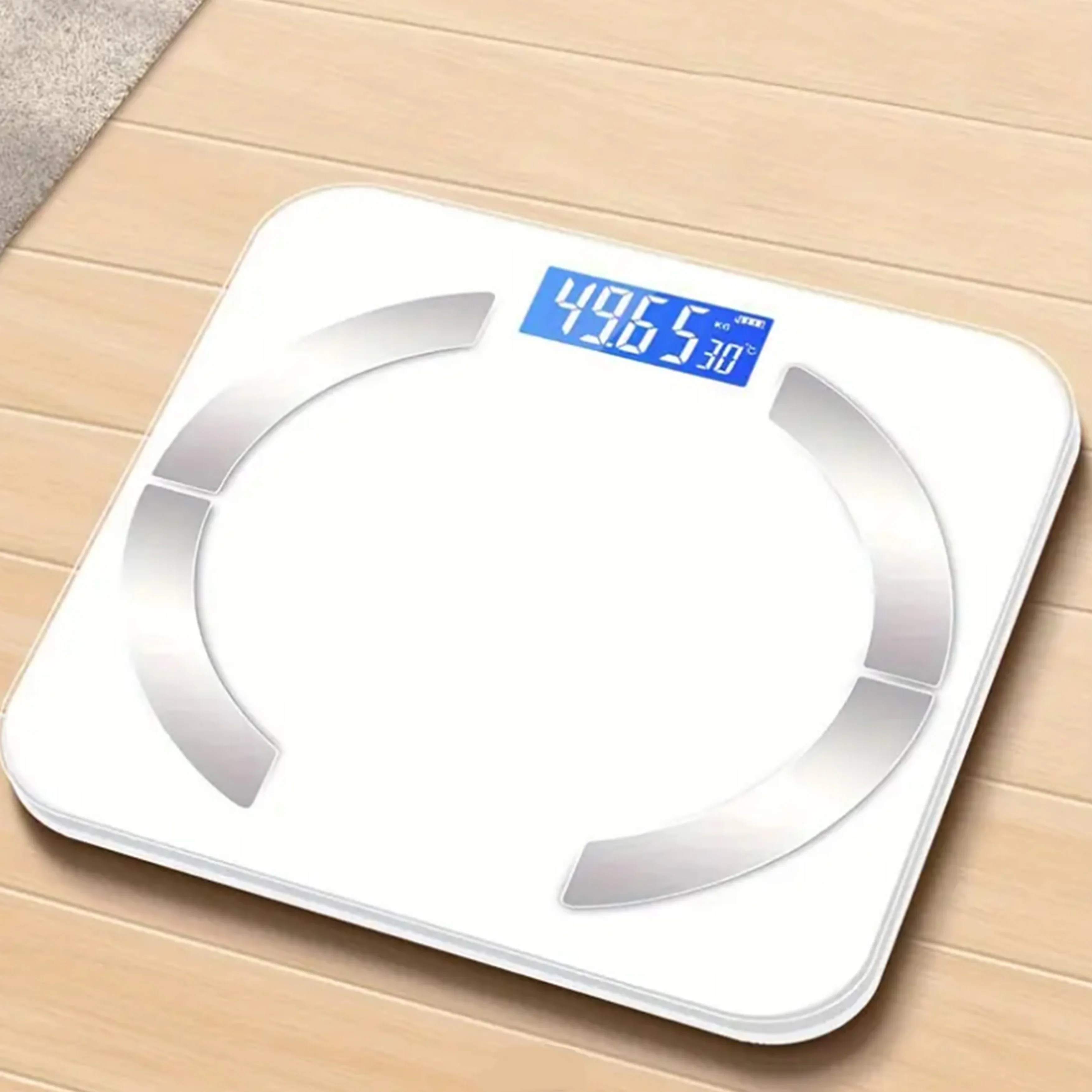 1pc body fat scale, electronic fat measurement scale, human home intelligent battery powered weight scale (without battery)