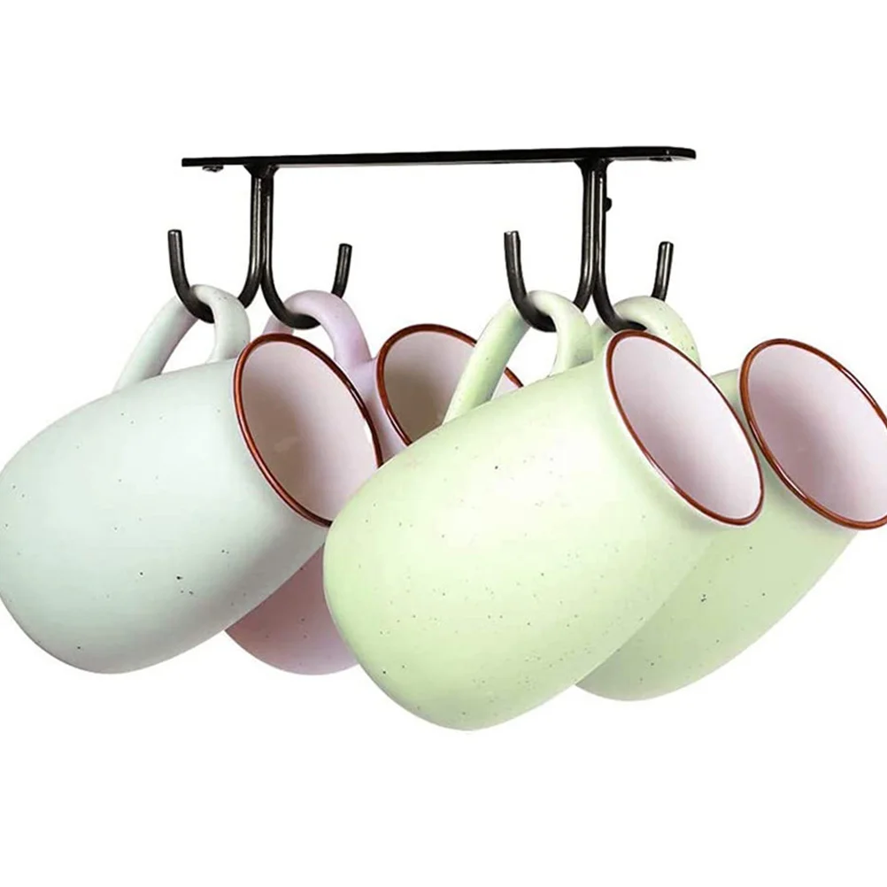 

3 pcs Wine Glass Holder Iron Cup Storage Rack Mug Organizer For Home Bar Hotel Ktv Easy Install Tumbler Holder Drying