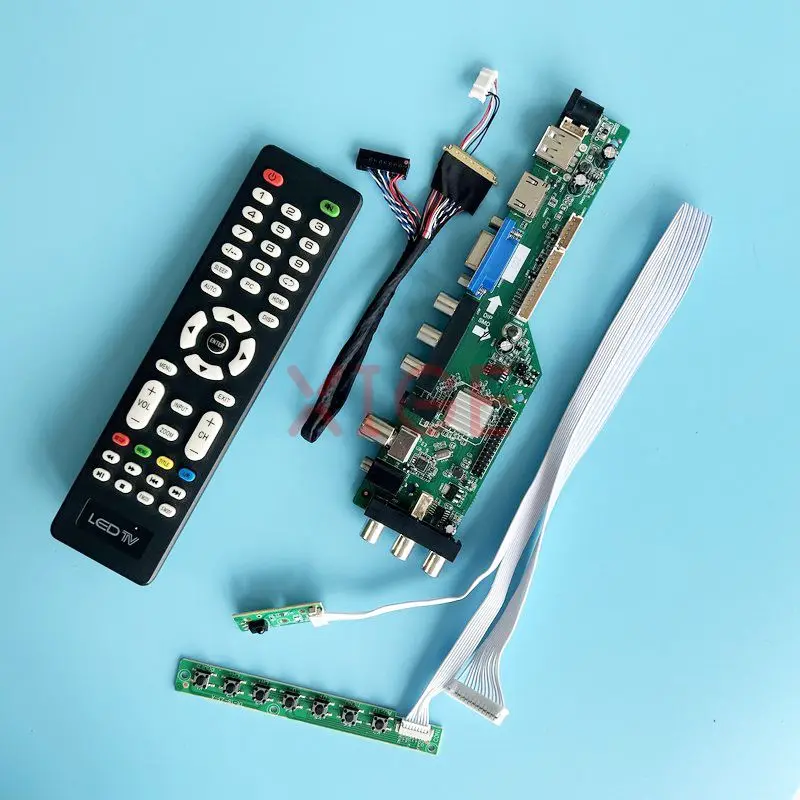 

For LTN133AT16 LTN121AT11 Controller Board DIY Kit 13.3" Laptop Monitor 1280*800 LVDS 40 Pin Digital Signal DVB 2AV+USB+DHMI+VGA