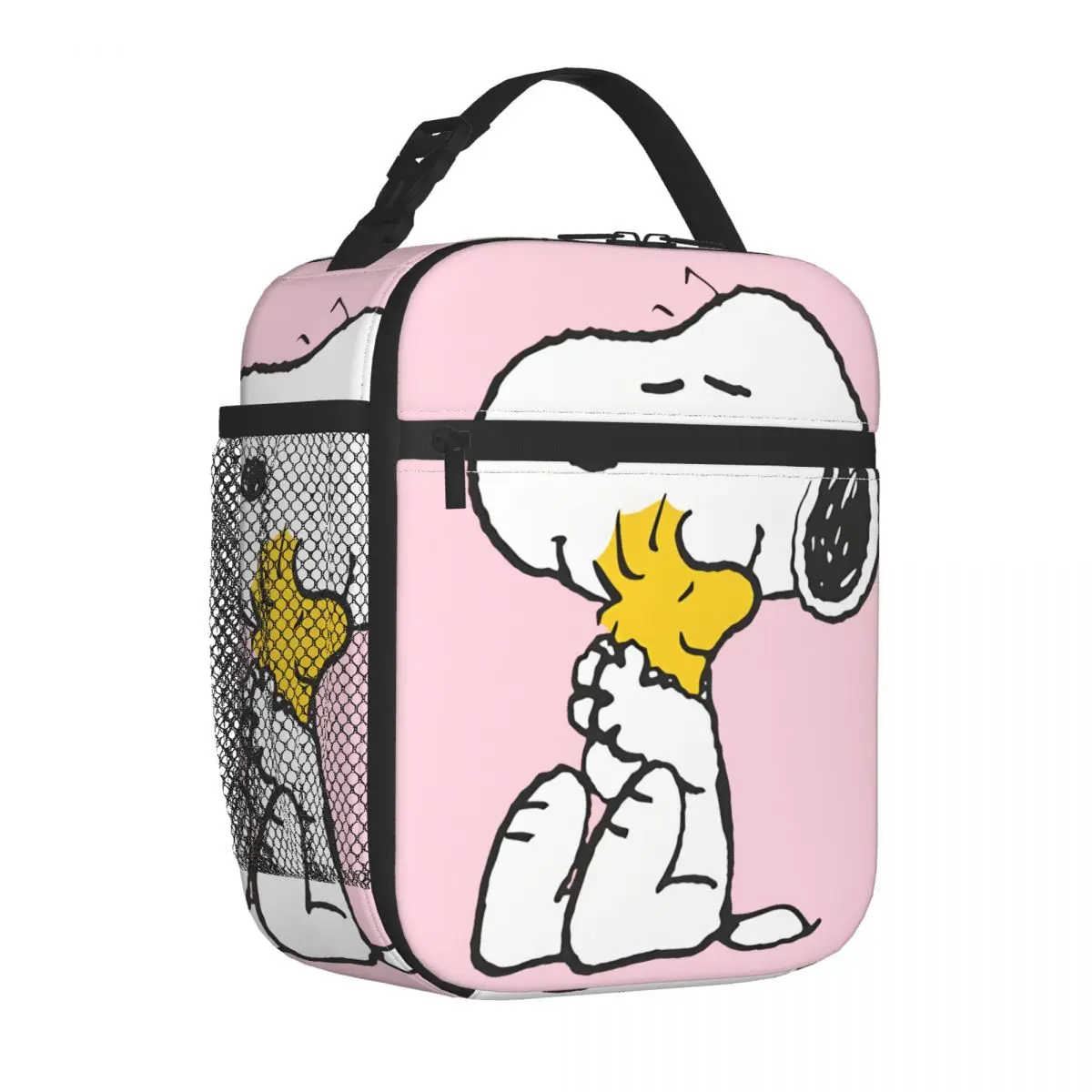 Handheld Lunch Bag AJDO - Elepanth Fly Colorful Leakproof Insulated Peanuts Snoopy Office Lunch Food Box For Women Men Adults