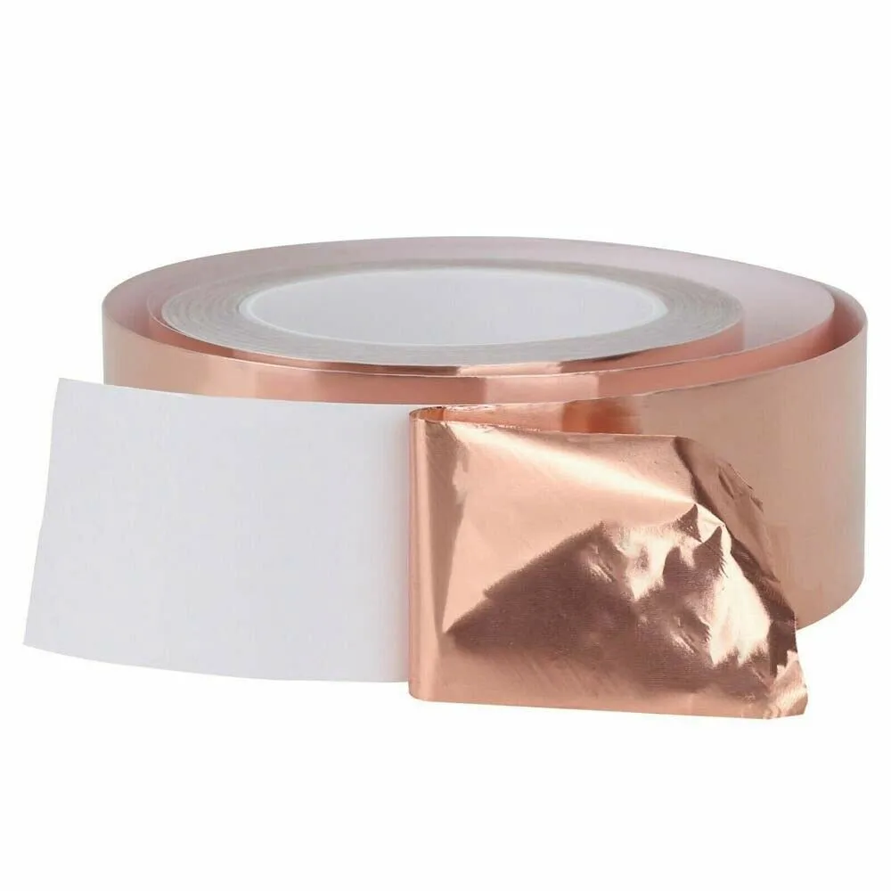 Hot New Copper Foil Tape High Temperature Resistant Self-adhesive Pure Copper Foil Paper Copper Foil Shielding