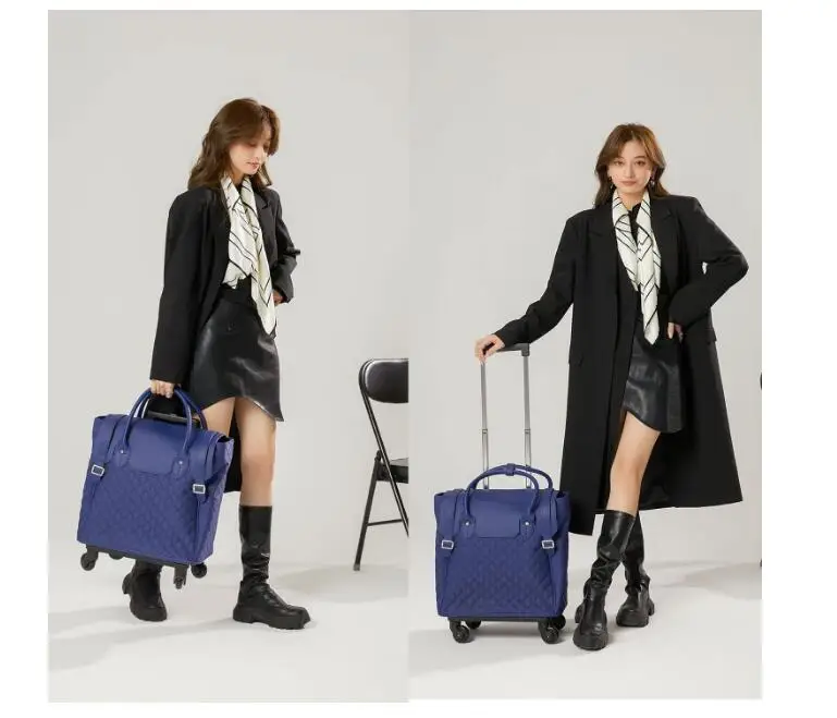 Women Rolling Luggage Bag Women Spinner Luggage Suitcase Roller Luggage Women Travel Tote With Wheels Travel Duffle On Wheels