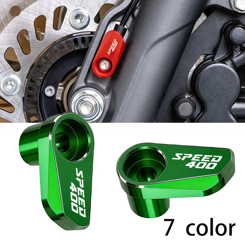 

Accessories Front Rear Wheel ABS Sensor Protection Guard Cover Motorcycle 2026 For Triumph Speed 400 Scrambler 400X 400 X