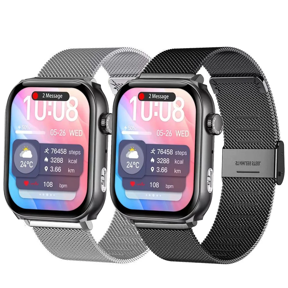 Mesh Watch Band for COLMI P78 SmartWatch Bracelet Wrist Strap Loop for COLMI P78 Huawei GT5 4 Watchband Accessories