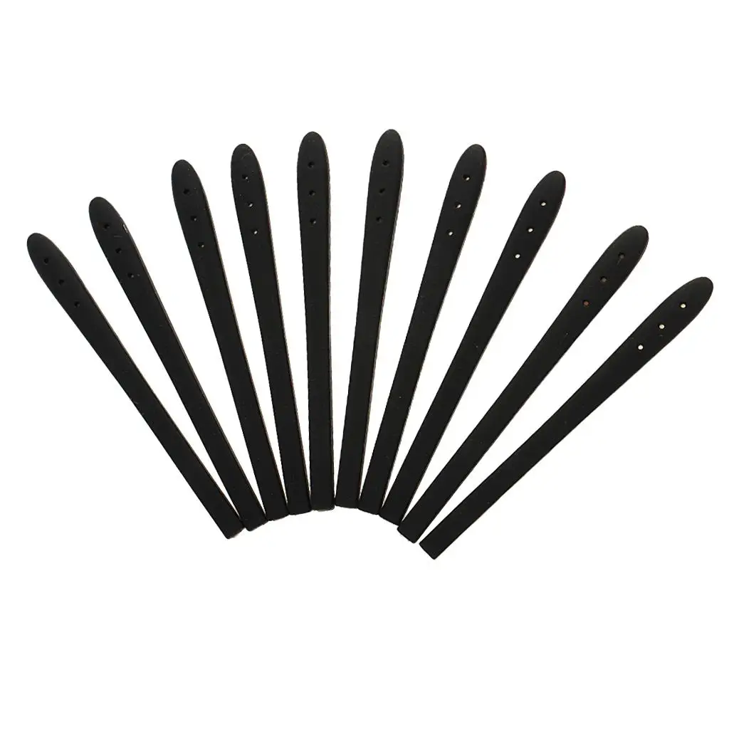Eyeglasses End Tips Black Silicone Ear Tubes Ears Socks Replacement Parts for Large Frame Glasses