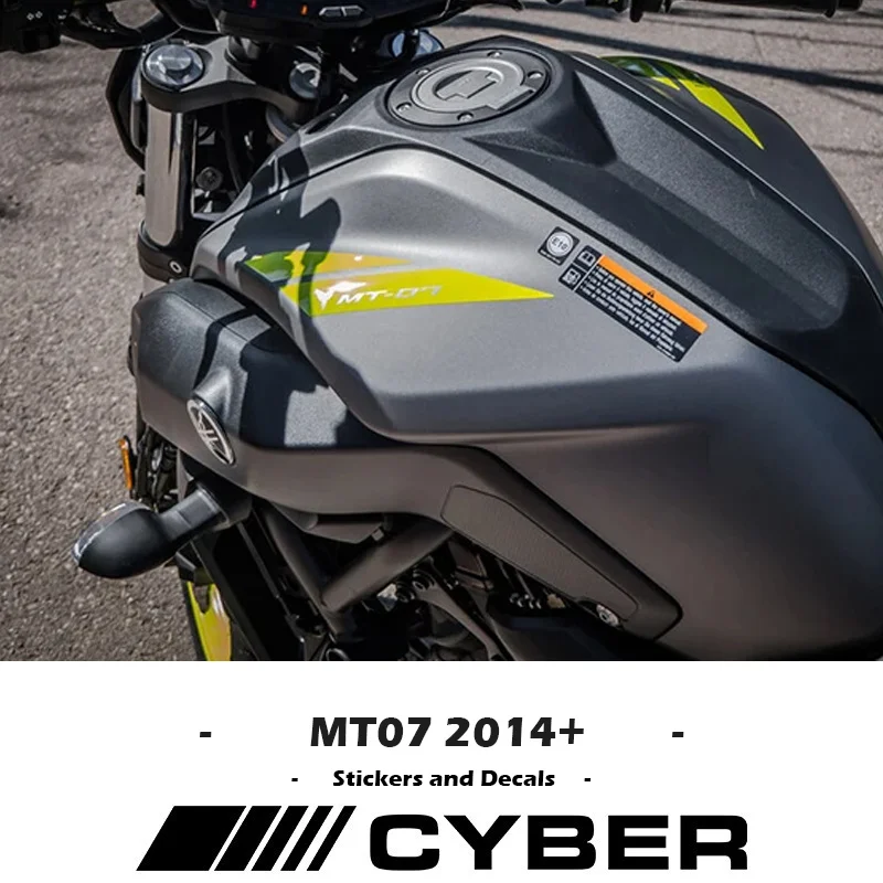 Vinyl Reflecterende Mt 07 Stickers Wiel Tank Decals Voor Yamaha Mt07 Set Kit Logo Embleem: Versieren (Color : Reflective Red