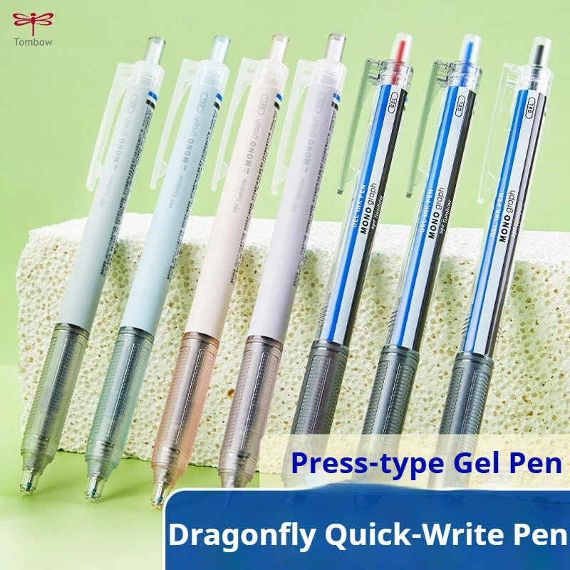 Tombow mono graph Zero Smudge Gel Pens,Multi-Colors 0.5mm Professional Writing Tool Instant-Dry Precision School&Work Essentials