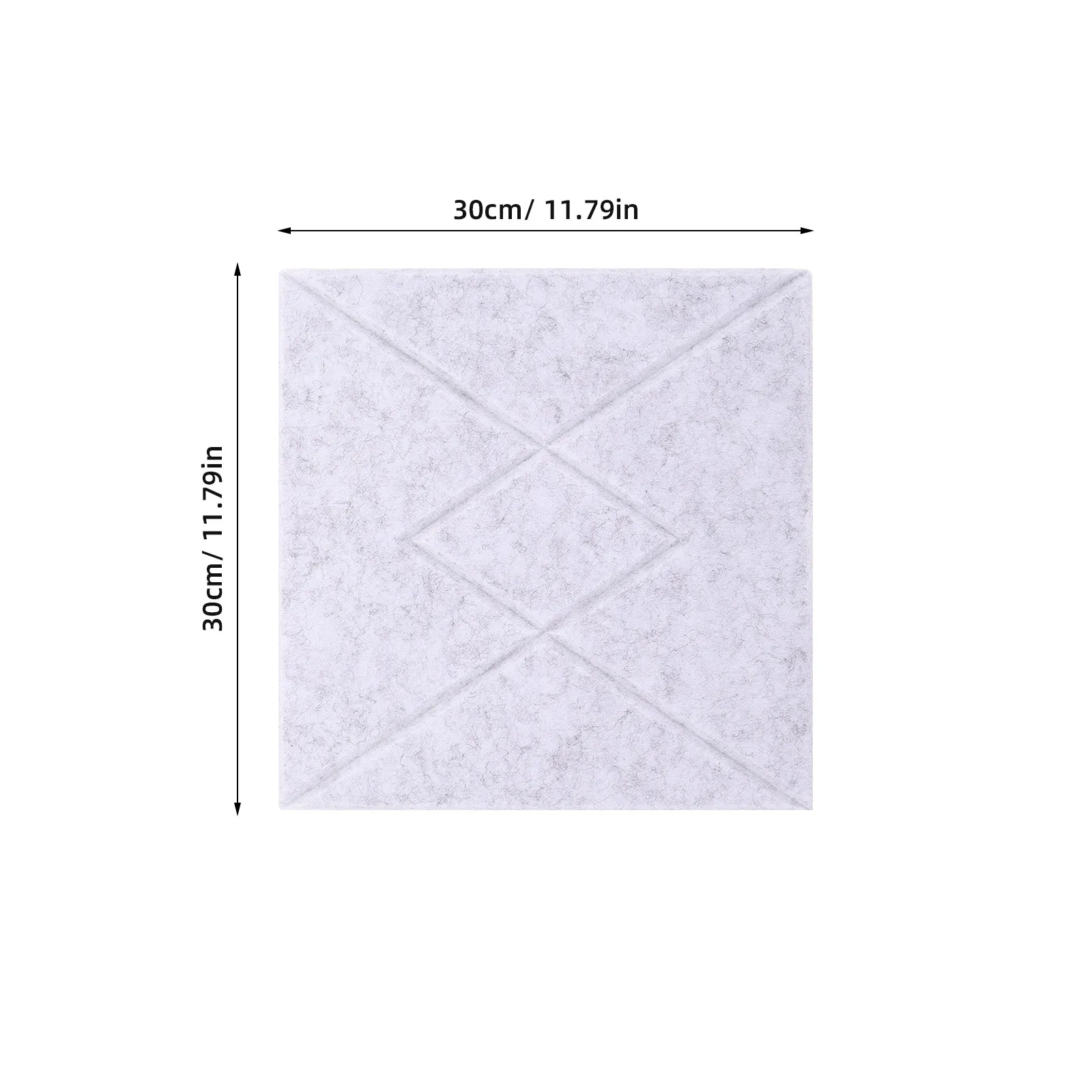 6Pcs Felt Memo Board Decorative For Notice Board For Office Decor -shaped Stripe Design Sound Absorbing Classroom
