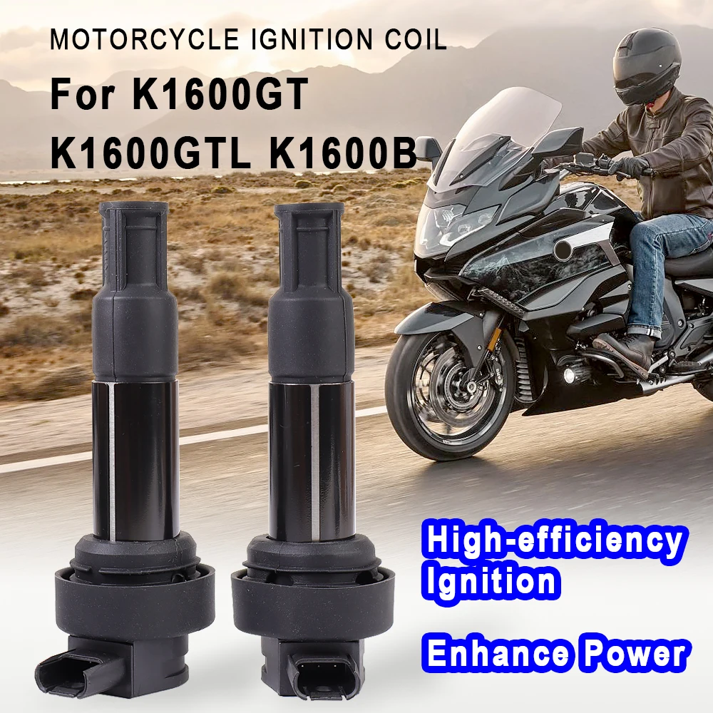 Motorcycle Ignition Coil Accessories For BMW K1600GT K1600GTL K48 2011-2021 K1600B K1600 Bagger 2017-2023 12137722679 7722679-02
